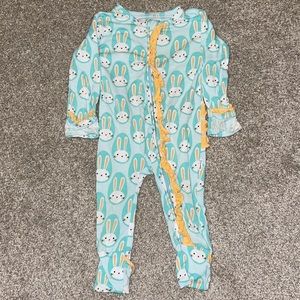 Gigi&Max Ruffled Zip Convertible Romper